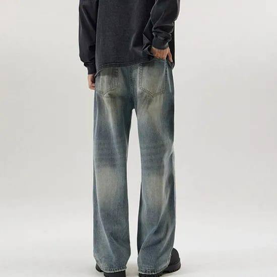 Faded Baggy Jeans / Blue